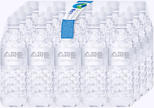 스파클 생수 무라벨, 500ml, 100개