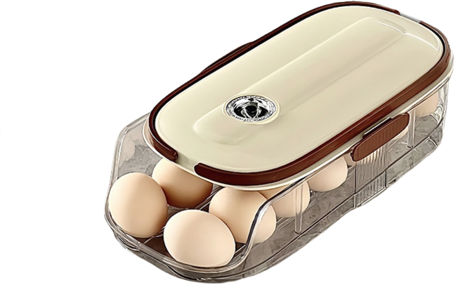 준성유통 냉장고 계란 달걀 정리함 보관함 6종 트레이 다용도 다규격 호환, 1개