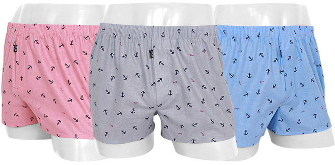 베이직 2001 빅사이즈 트렁크 팬티 3종 남성용 사각 팬티