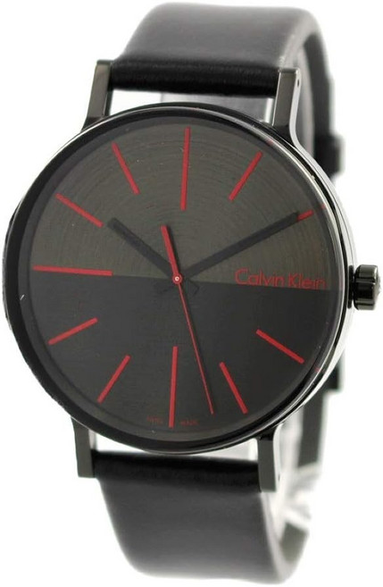캘빈클라인Calvin Klein 남성 BOOST 41mm 레드블랙 가죽시계K7Y214CY