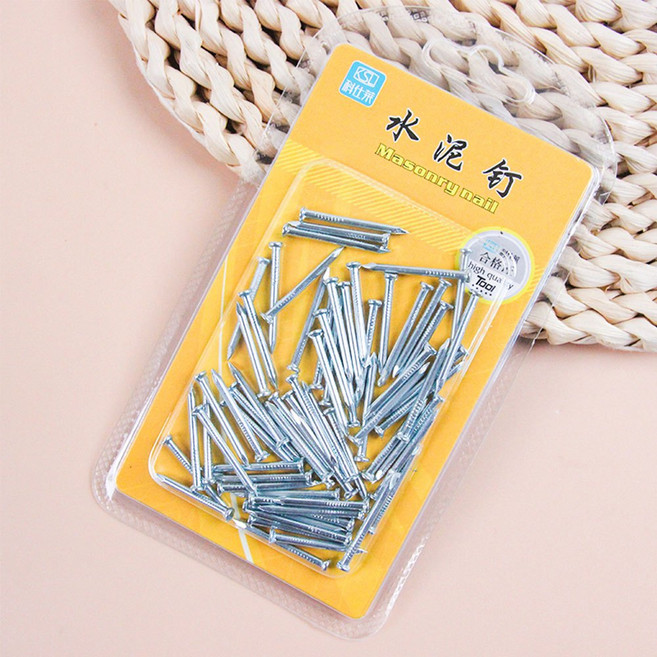 興雲網購 25mm 圓鋼釘 水泥鋼釘 圓釘, 1個, 水泥釘組