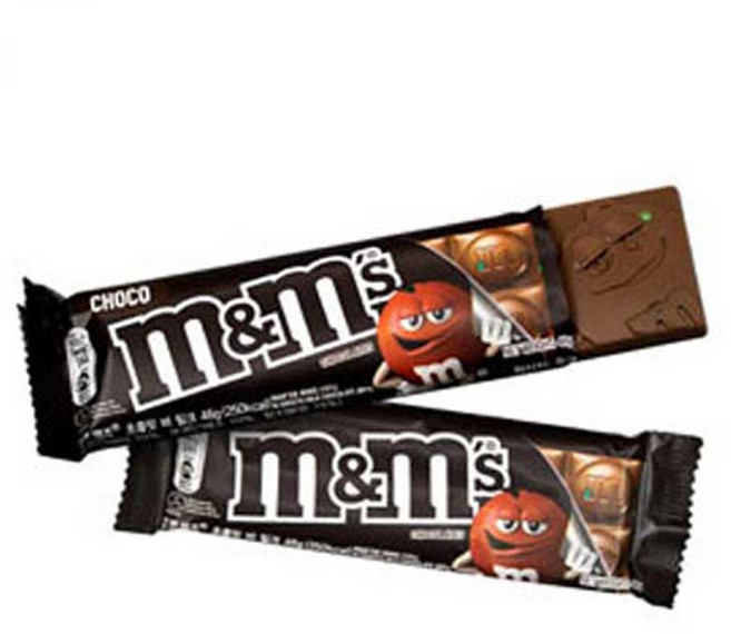 [1+1] m&m 초콜릿 바 크리스피 초코바 밀크 초콜렛 엠엔엠즈 초콜렛 1박스 12개입, 2개, 46g