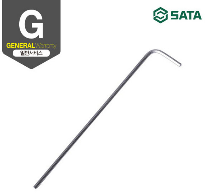 사타 육각 롱 렌치 4mm 81308A, 1개