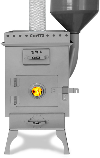 콘츠 컴팩트 맥반석 펠렛화목겸용난로 CZ-WPS1