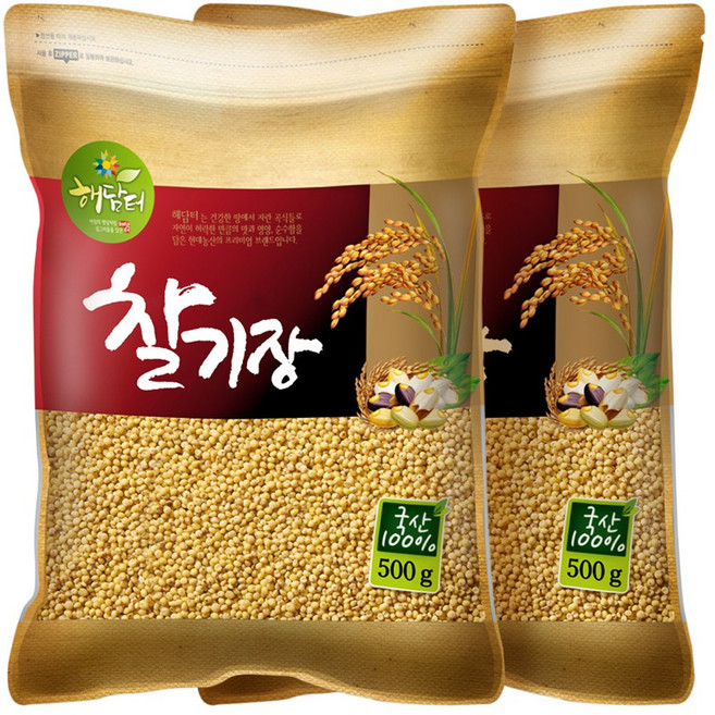 현대농산 국산 찰기장 500g, 2개