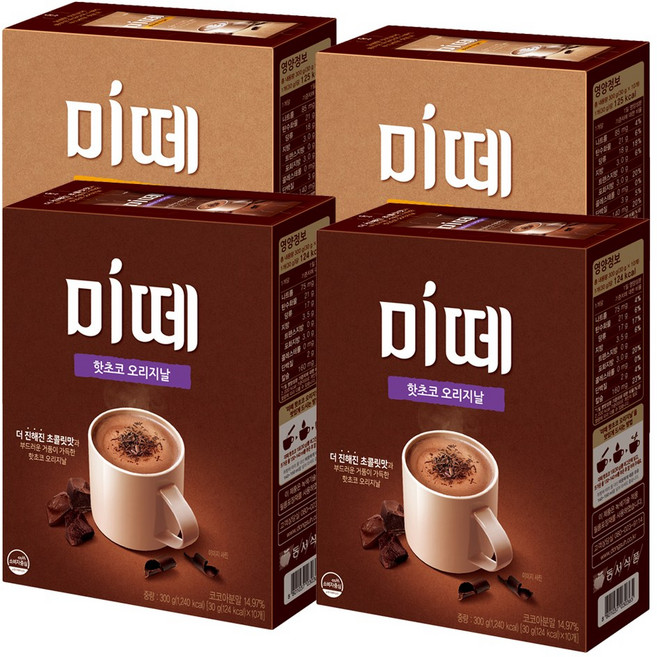 미떼 300g (오리지날 + 마일드), 4개, 30g, 10개입