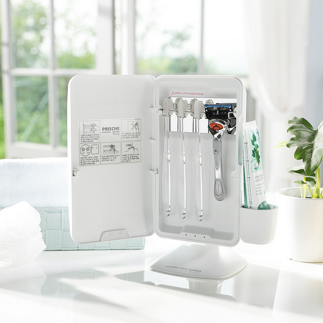 프리쉐 더블케어 칫솔 살균기, PA-TS1000, 화이트