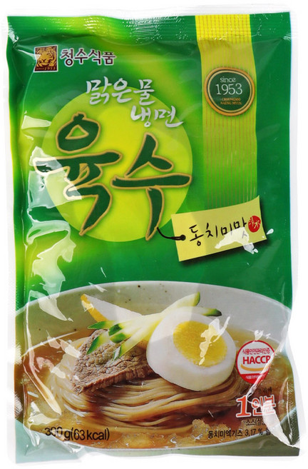 푸드올마켓_ 청수식품 맑은물 냉면육수 300g /동치미맛, 1개