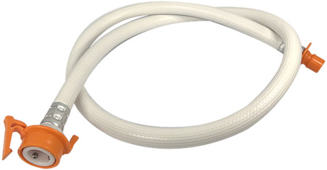 엘지 트롬세탁기 연장 급수호스 세탁기호스 세탁기부품, 1개, 온수1M(원터치형)