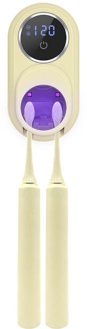 럭키빌 에코너 티스프로 UV-C 칫솔 살균기, 크림베이지, MS3