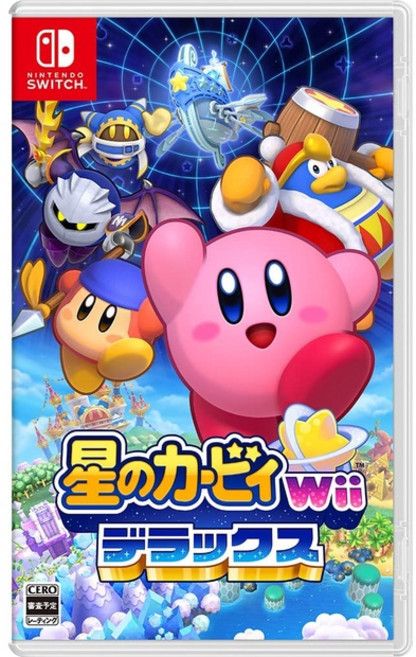 任天堂 NS Switch 星之卡比 Wii 豪華版 遊戲軟體 (支援中文), 日文封面 中文版