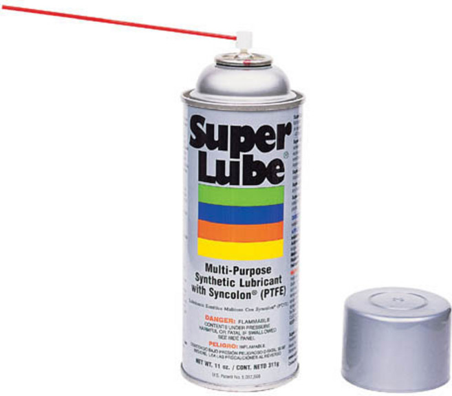 슈퍼루브 테프론 오일 실리콘 구리스 윤활 방청 기어 키보드 기계 소음 식용 고온 내열 420ml, 슈퍼루브 테프론 구리스 311g 스프레이형 미국산 다목, 1개, 311g