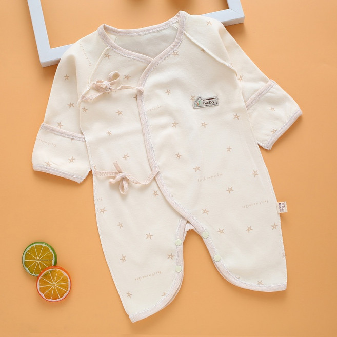 新生兒蝴蝶衣 寶寶連身衣 嬰兒紗布衣 包巾