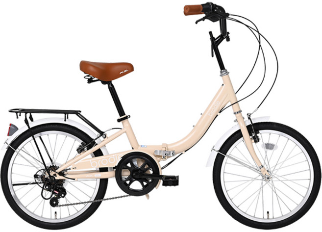 케이투바이크 미니벨로 가족형 접이식자전거 브로디20인치 7단, 브로디 20인치 크림베이지 미조립, 1개, 148cm, 브로디, 20인치, 미조립