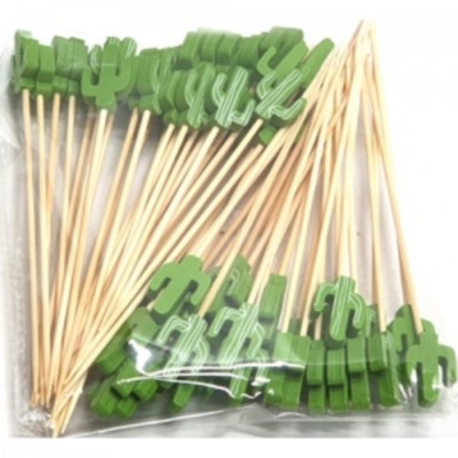 [콕콕 장식픽] 선인장 양꼬지 (약 60개 1세트) 선물장식 화분장식 원데이클래스