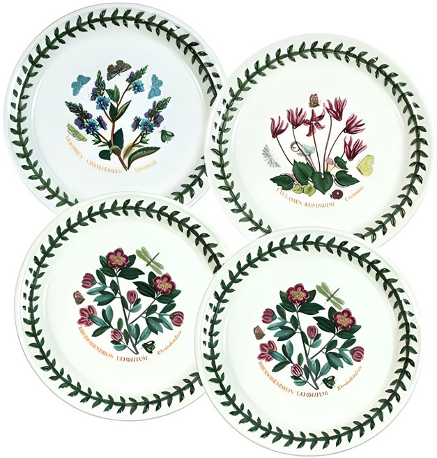 포트메리온 보타닉 가든 브래드접시 D형, 랜덤발송발송, 4개