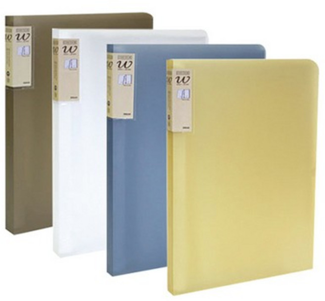 W 클리어화일 A4 40매 투명 드림, 없음, 상세설명 참조