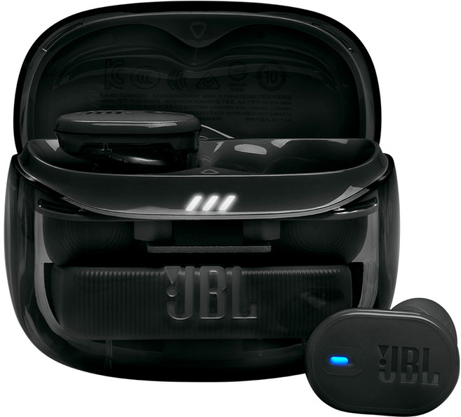 삼성공식파트너 JBL TUNE BUDS2 노이즈캔슬링 IP54 방수방진 등급 블루투스 무선 이어폰, 고스트블랙