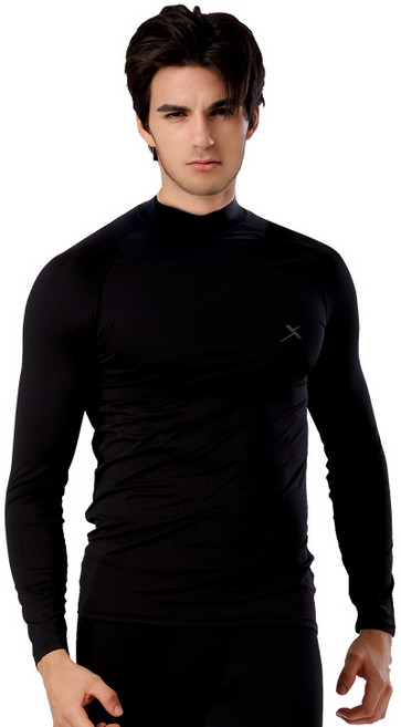 기어엑스 남성용 일반 사계절 긴팔목넥 언더레이어 상의
