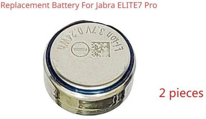 Jabra 트루 무선 헤드셋 액세서리 배터리 Evolve2 Buds / ELITE 4 Active ELITE7 Pro ELITE2 85T 용, ELITE7 Pro 2PC, ELITE7 Pro 2PC