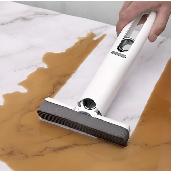 레츠팡 자취생 필수템 미니 밀대걸레 핸디맙 (물기제거 스퀴지 다용도 클리너), 1개