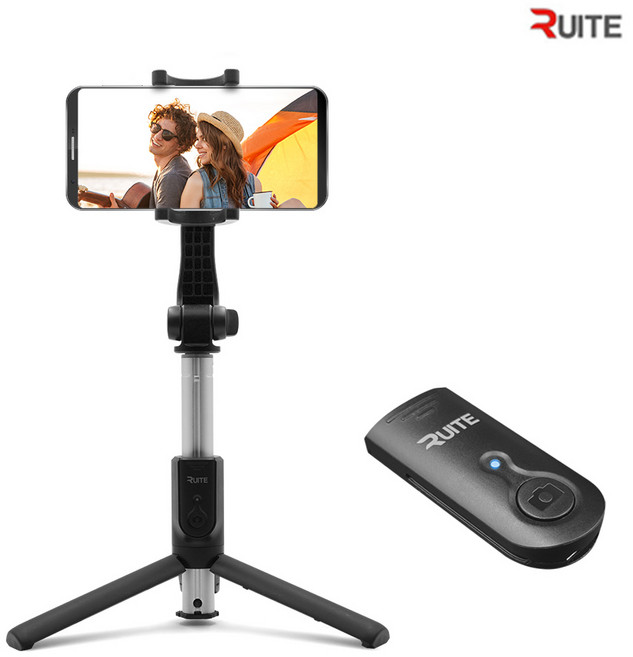 루이트 블루투스 MI1 셀카봉 삼각대, 블랙
