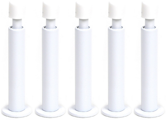 스프링스토퍼 화이트 방문 도어 도어훅, 6개