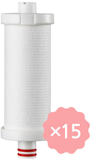 하나연수기 샤워필터 녹물 염소 제거 샤워용, 하나연수기 리필필터 10+5개, 1개