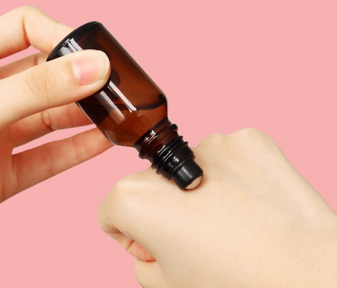 롤온 공병 오일 화장품 용기, 부드럽게잘발리는 공병 10ml, 1개, 롤러 골드