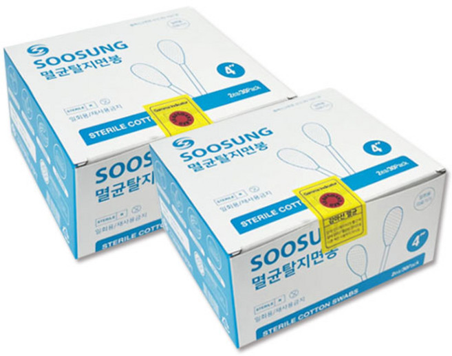 수성 멸균탈지면봉 10cm 2p, 30개입, 2개