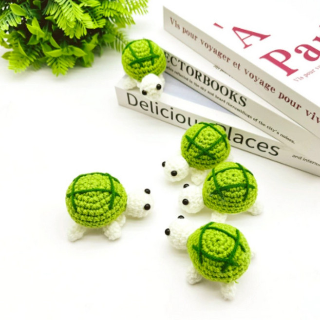 모리포켓 뜨개키링 거북이키링 키홀더 열쇠고리 가방 악세사리