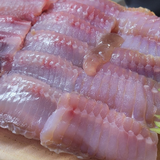 국내산 흑산도 목포 홍어 홍어회 홍어무침 홍어애, 1세트, 국산홍어 250g