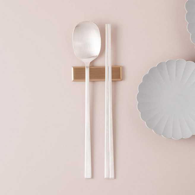 [한국도자기리빙] 리한 노아 은수저 1벌세트 (99% 30돈) 무료예단포장, 1개