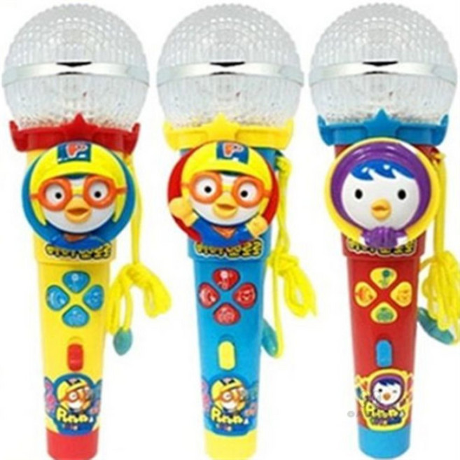 일상다많사 뽀로로 팡팡마이크 노래 나오는 장난감 마이크장난감 유아생일선물 유아마이크장난감