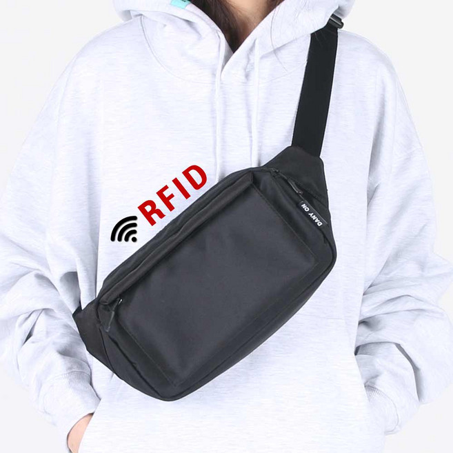 대니온 도난방지 가방 크로스백 슬링백 힙색 rfid 차단