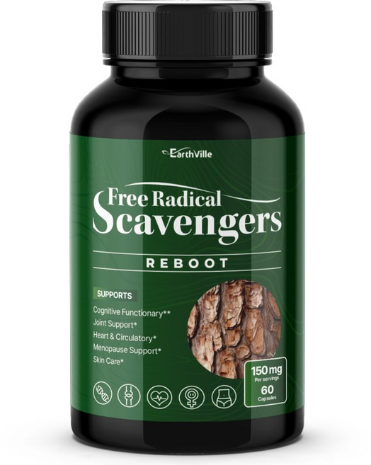 어스빌 프랑스해안송 소나무껍질추출물 폴리페놀 프로안토시아니딘 150mg, 1개, 60정