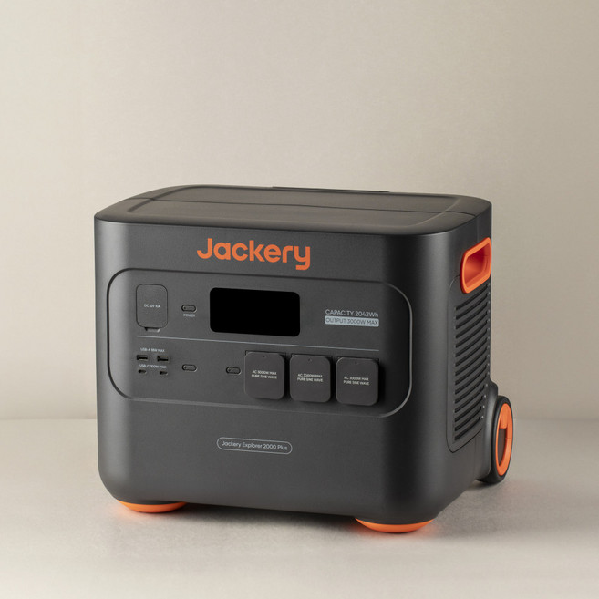잭커리 휴대용 파워뱅크 2000Plus [대용량 태양광충전 차박 캠핑 낚시 비상전력]