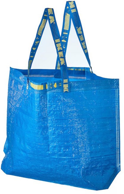 이케아 FRAKTA 장바구니 M, 블루