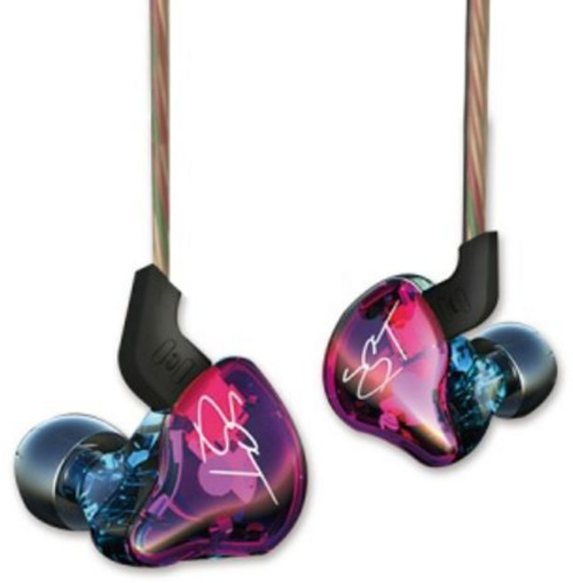 다이내믹 하이브리드 분리형 고급형 이어폰 3.5mm, 색상, 모델명/품번, ZST 퍼플블루 (마이크X)