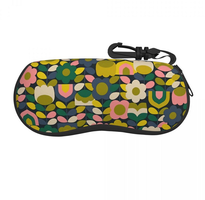 Orla Kiely 멀티 줄기 꽃 안경 케이스 패션 스칸디나비아 스타일 쉘 선글라스 상자, 14