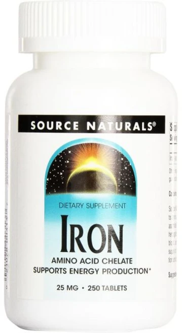 소스 내추럴스 철 킬레이트 25mg 2 12개 묶음, 250정 - 쿠팡
