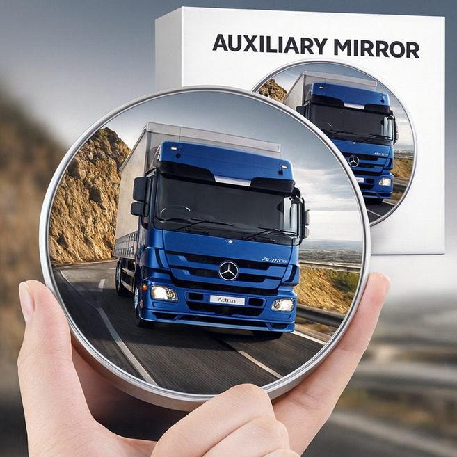 필로그레이 자동차 보조미러 사각지대 화물차 승용차 주차 거울, 1개, 1종