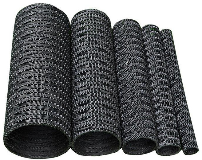 한행 유공관 정원 PE유공관 오수관 내경 배수파이프, 1개, 기본 색상