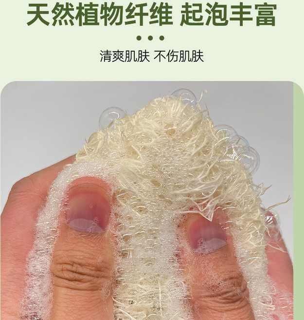 天然絲瓜絡後背搓澡巾 輕鬆搓背 不傷肌膚, 1個, 25CM左右