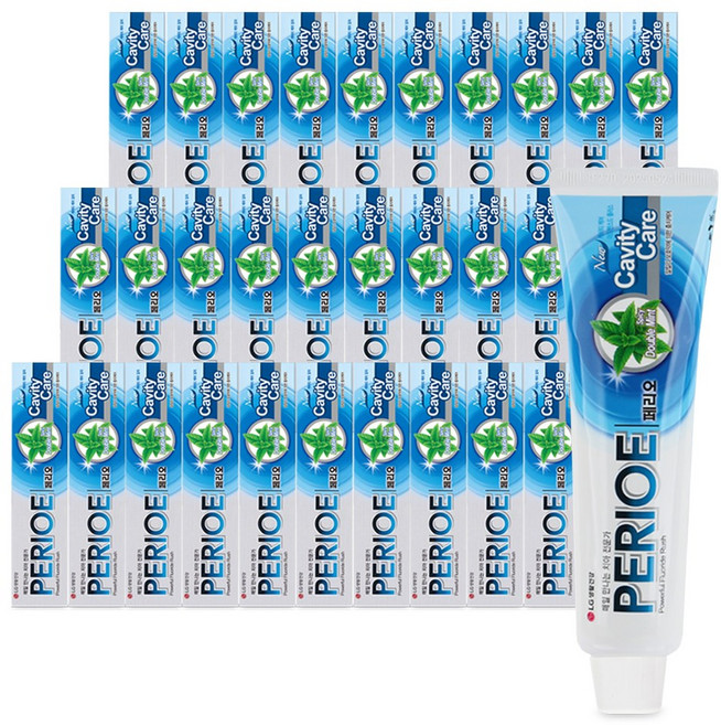 LG생활건강 페리오 캐비티케어 플러스 치약, 160g, 35개