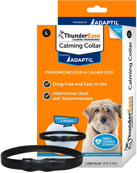 ADAPTIL Calming Collar for Dogs 아답틸 강아지 진정 페로몬 목걸이, 1개