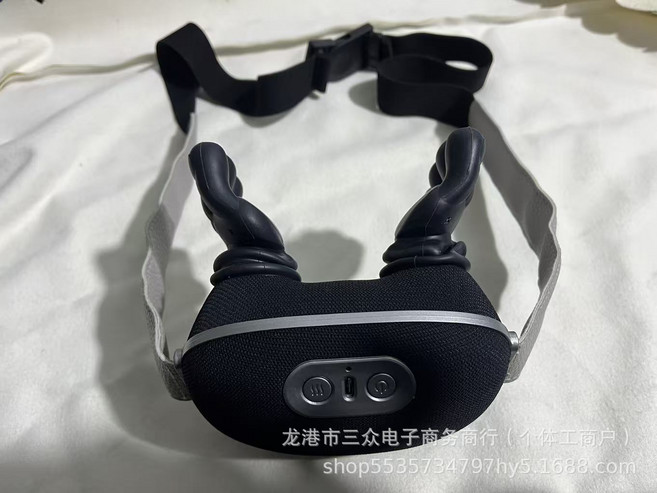 大師級仿生手肩頸按摩儀頸椎按摩器斜方肌脖子頸部按摩儀, 曜石黑(無刷電機):橡膠噴漆, 1個