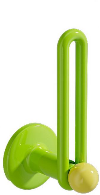 미소데이샵 헤어 스크런치 거치대 머리끈 정리 곱창밴드 보관, 1개, 그린