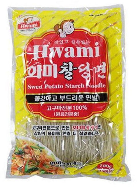 화미 찰당면, 500g, 3개