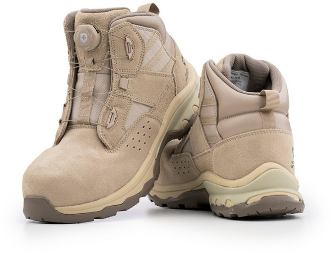 몽크로스 안전화 다이얼 6인치 발편한 발볼넓은 사막화 작업화 리가드707D MC-707D